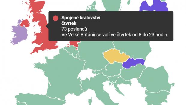 Projděte si interaktivní mapu s podrobnostmi o volbách v jednotlivých zemích
