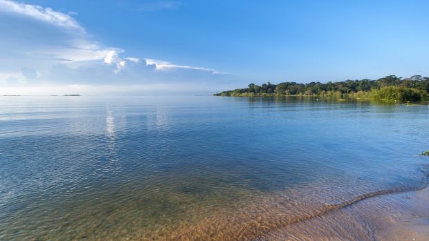 Viktoriino jezero je druhé největší na světě a vůbec největší v Africe.