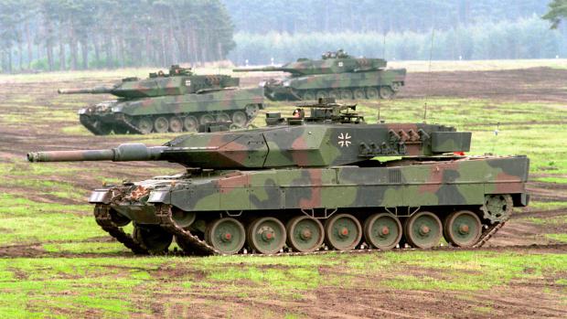 Tank německé armády Leopard II