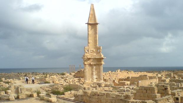 Historická část libyjské Sabráty.