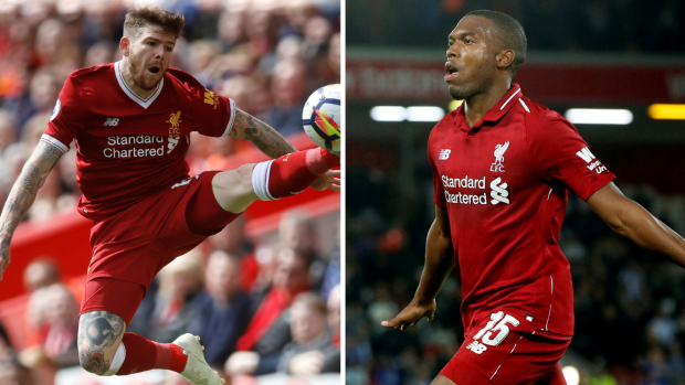 Fotbalisty Liverpoolu, kteří v sobotu po 14 letech ovládli Ligu mistrů, opustí obránce Alberto Moreno (vlevo) a útočník Daniel Sturridge