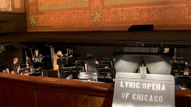 Orchestřiště Lyrické opery v Chicagu