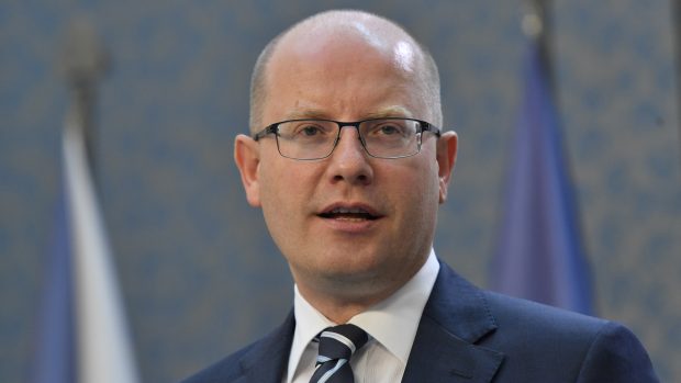 Premiér Bohuslav Sobotka z ČSSD