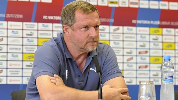 Trenér fotbalové Plzně Pavel Vrba