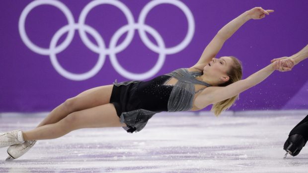 Jekatěrina Alexandrovská na olympiádě v roce 2018