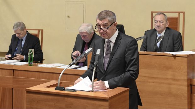 Premiér Andrej Babiš (ANO) v Senátu