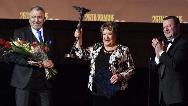 Herečka Jiřina Bohdalová převzala 21. března 2019 v Praze při zahájení Febiofestu cenu Kristián za celoživotní přínos kinematografii.