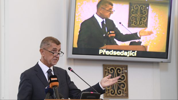 Premiér Andrej Babiš (ANO) na poradě velvyslanců