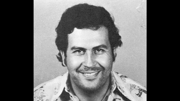 Pablo Escobar na snímku z roku 1977