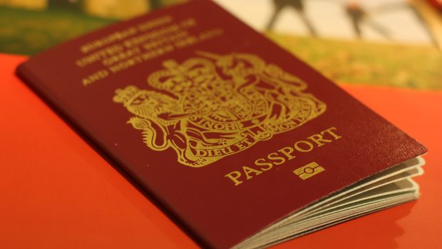 Britský pas, cestovní doklad (ilustrační foto)