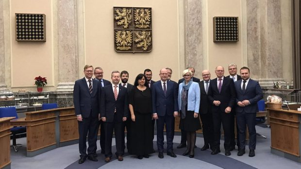 Poslední schůze vlády Bohuslava Sobotky 6. prosince 2017