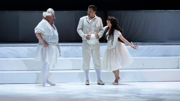 Jaroslav Březina (Principál), Josef Moravec (Vašek), Maria Kobielska (Esmeralda)