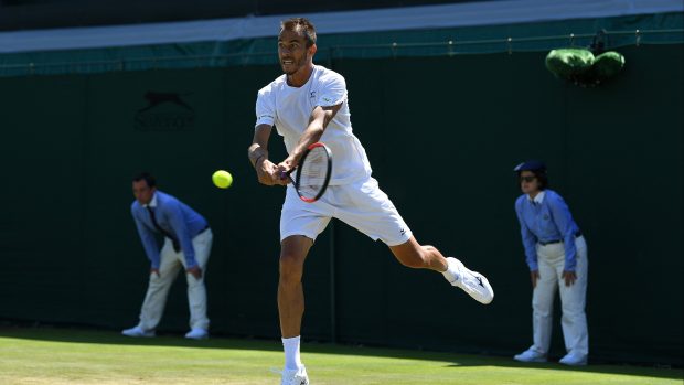 Lukáš Rosol na Wimbledonu v roce 2017