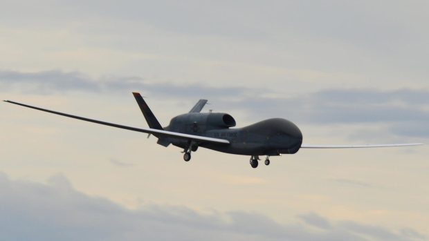 Dron RQ-4 Global Hawk americké armády (ilustrační snímek)