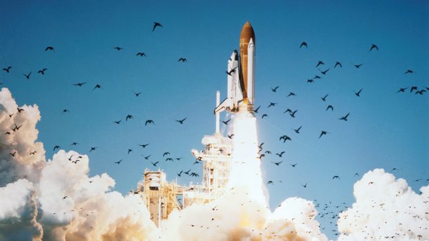 Start raketoplánu Challenger
