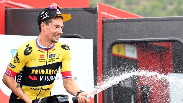 Primož Roglič vyhrál za Jumbo-Visma mimo jiné i třikrát Vueltu a jednou Giro d&#039;Italia