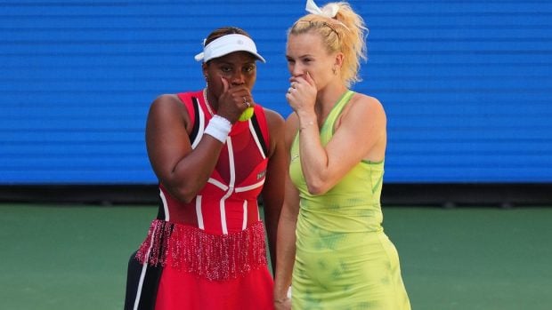 Czech tennis player Siniaková heads to the US Open doubles final