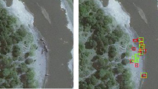 Snímky pořídil satelit, který je 600 metrů nad zemí