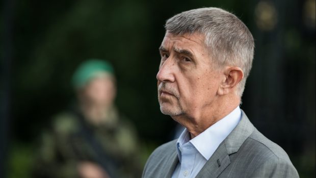 Andrej Babiš po schůzce v Lánech.