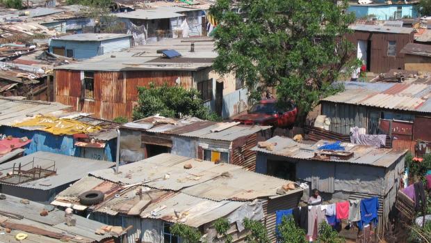 Chudinská čtvrť v Johannesburgu (ilustrační foto)