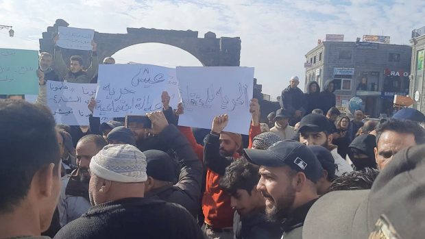 Protesty v Sýrii