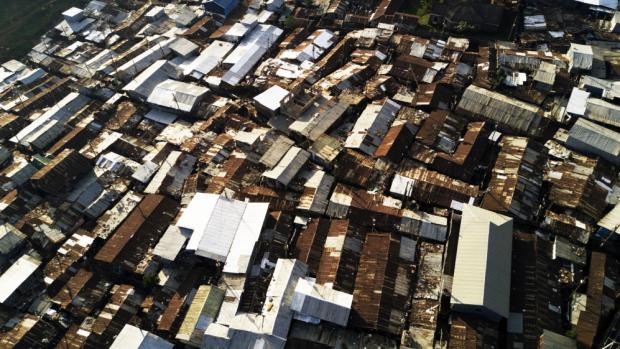 Africký slum Kibera