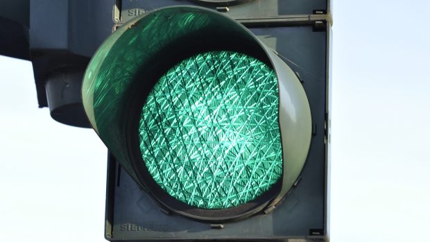 Semafor, zelená (ilustrační foto)