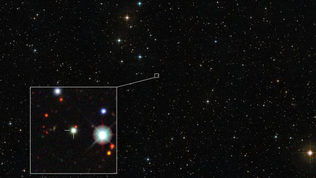 Kvasar J0529-4351 je pravděpodobně nejjasnějším doposud objeveným objektem ve vesmíru