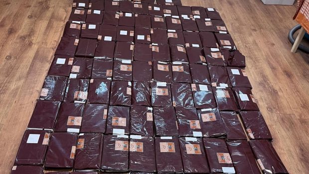 Policie zajistila téměř sto kilo hašiše, kokain, pervitin a další drogy dovážené ze Slovenska