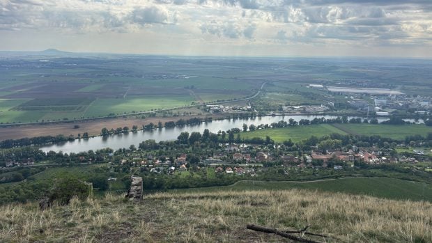 Výhled na Žalhostice z Radobýlu