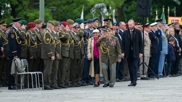 Na Vítkov dorazili také veteráni druhé světové války, mezi nimi třeba Miloslav Masopust