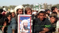 demonstrace za Usámu bin Ládina