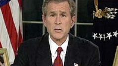 G. W. Bush oznamuje zahájení války
