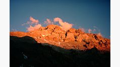 Aconcagua při západu slunce