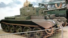 Cromwell Mk.V ve vojenském technickém muzeu Lešany