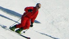 lyžař