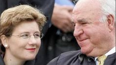 Helmut Kohl se svou nastávající