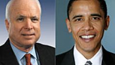 J. McCain a  B.Obama