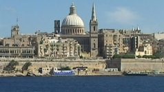 Valletta - Kostel Panny Marie z Karmel a katedrála Sv. Pavla