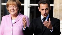 Angela Merkel a Nicolas Sarkozy