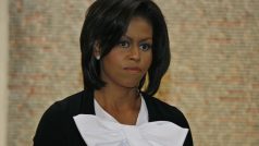Michelle Obamová v Pinkasově synagoze