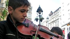 romský houslista