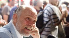 John Malkovich ve studiu Filmžurnálu