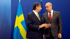Jan Fischer a Fredrik Reinfeldt