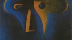 Josef Čapek: Detektiv (1915 - 16), olej na plátně, 38 x 28 cm