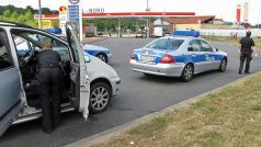 Kontrola německé policie (ilustrační foto)
