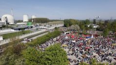 Protiatomová demonstrace na severu Německa