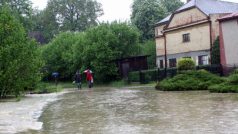Rozvoděná řeka v Petrovicích na Karvinsku