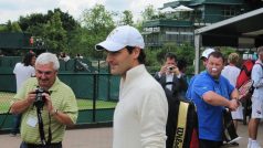 Roger Federer před čtvrtfinále