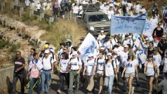 Pochod na podporu Gilada Šalita